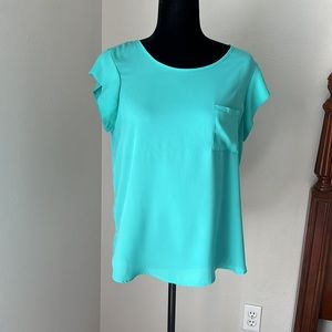 Sweet Rain Teal Top - Juniors Large